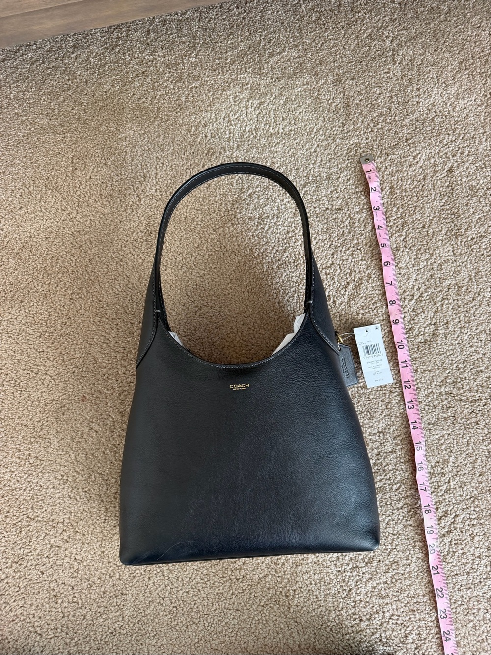 SOLD***Authentic Coach Brooklyn SB 28 in Black with Coach 2 in 1 Black - Picture 3 of 13
